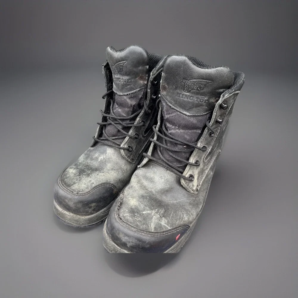 Red Wing King Toe Work Boots 2407‎ Men's Size 12 E2 EH Safety Toe Waterproof